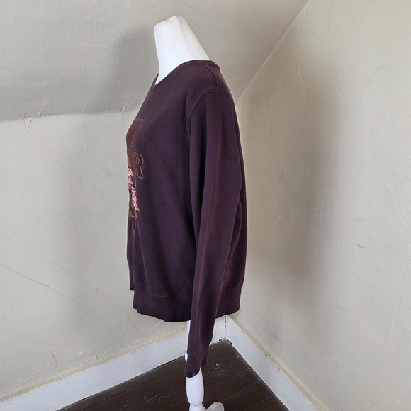 Scotch & Soda Crewneck Purple Sweatshirt Artwork Sweater Size XL - Picture 4 of 13